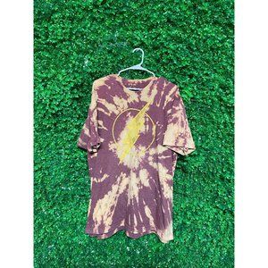 Vintage Acid Wash The Flash Logo T-shirt, Adult Mens Large, Reworked apparel